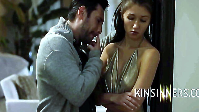 Taboo relation, teens tommy pistol, daddy daughter riding, petite ass young, standing skinny